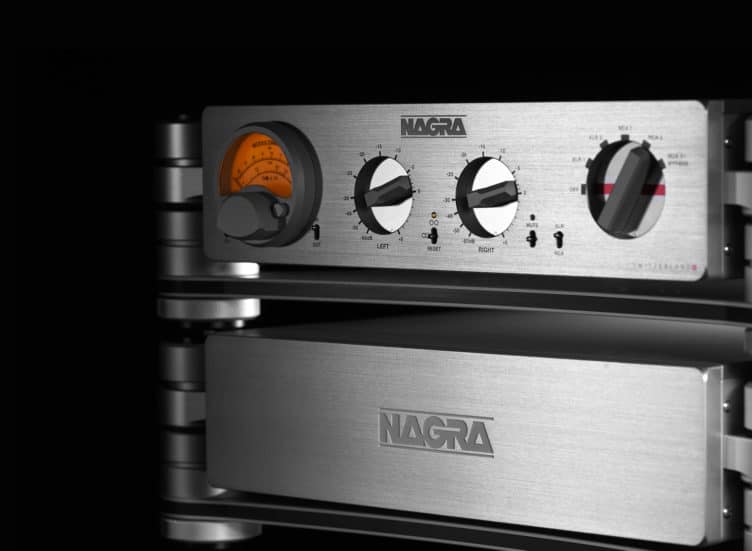 HD PREAMP modulometer peclette Nagra HD PSU front dark