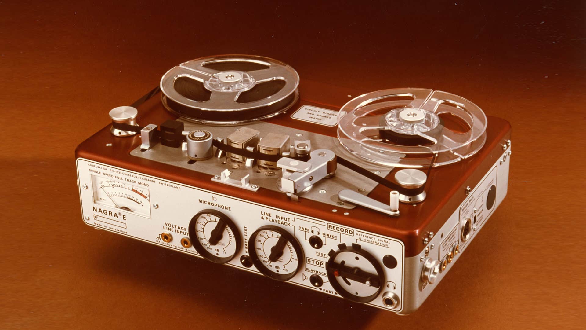 Nagra reel to reel, I heard one today at COMMON WAVE, the new high end  stereo store in town..